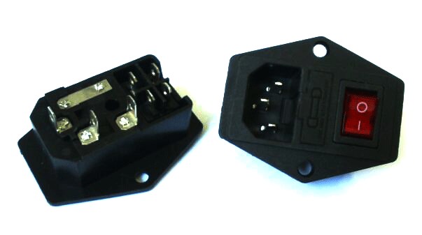 جک پاورکلید و فیوز دار با جاپیچ