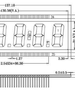 LCD ED139 پمپ بنزینی