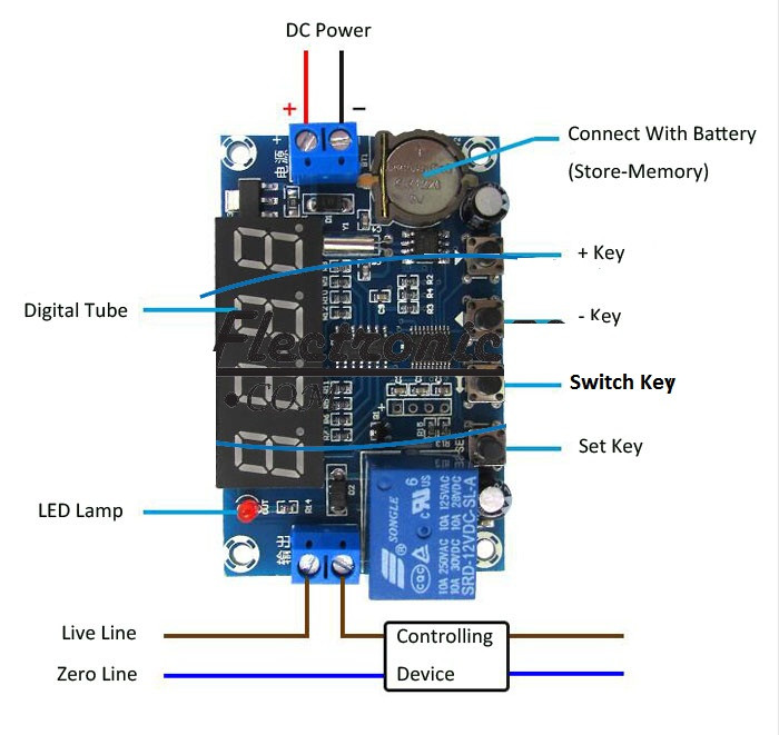 XH-M196 Timer Module