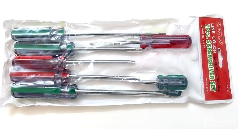 ست پیچ گوشتی 7 تایی RAIDER