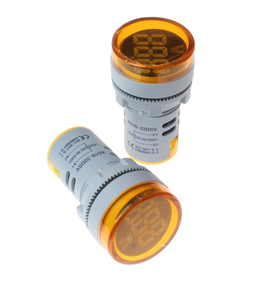 VOLTMETER AC زرد چراغ سیگنالی