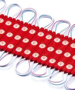 LED بلوکی قرمز لنز دار 20 تایی