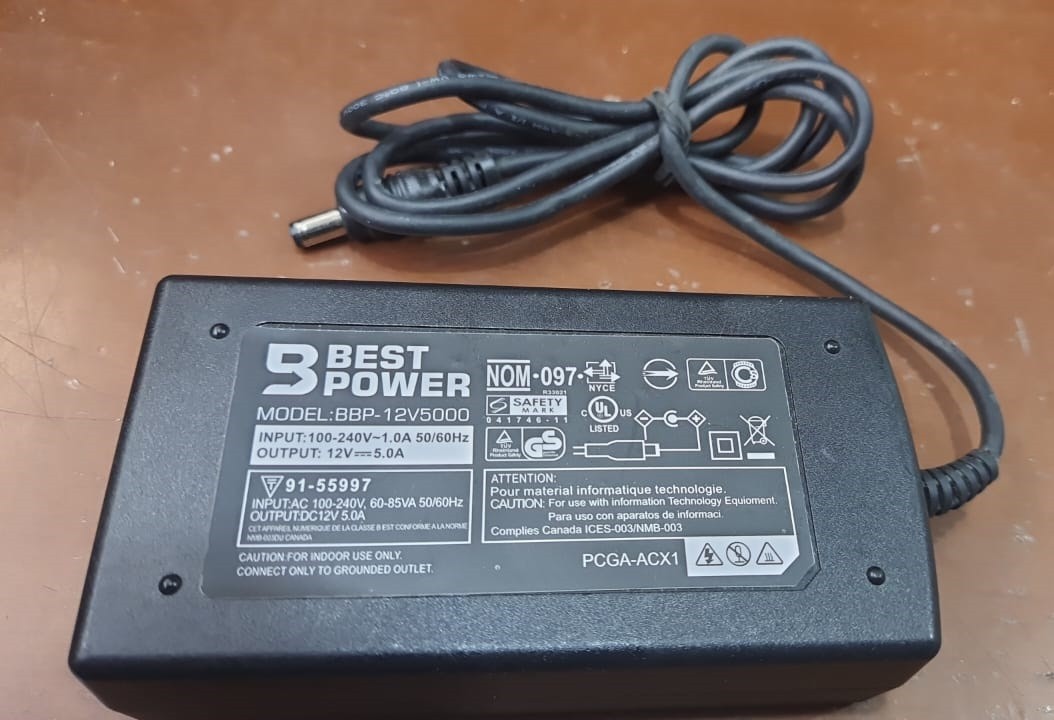 ADAPTOR 12V-5A BEST POWER