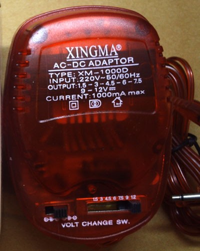 ADAPTOR (3-12)V-1A-RED
