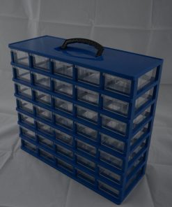 جعبه کشویی 35 خانه رنگی 5*7